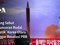Jepang Sebut ‘Peluncuran Rudal Balistik’ Korea Utara Langgar Resolusi PBB